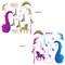 Beistle 3in.-19in. Unicorn Glittered Photo Fun Signs - 12 Pack